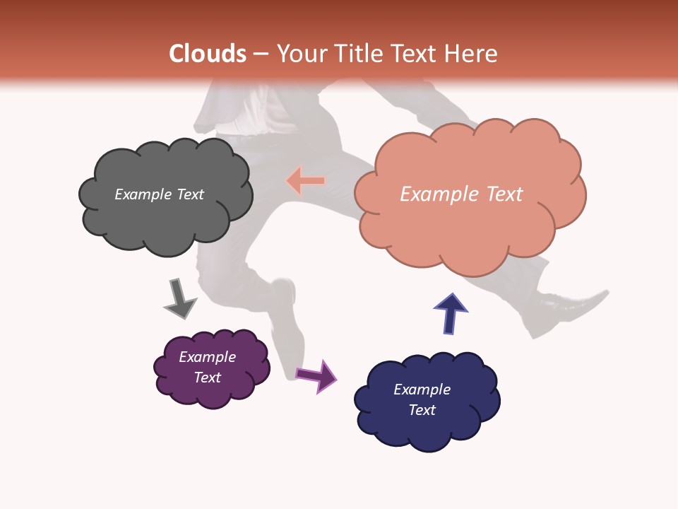 Standing Manager Black PowerPoint Template