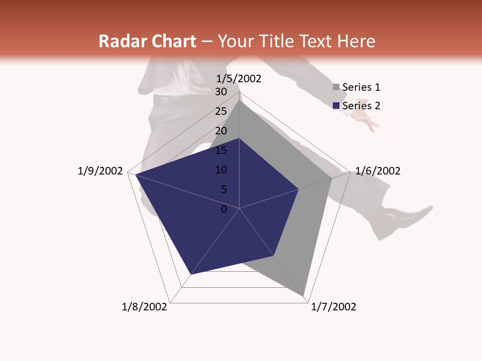 Standing Manager Black PowerPoint Template