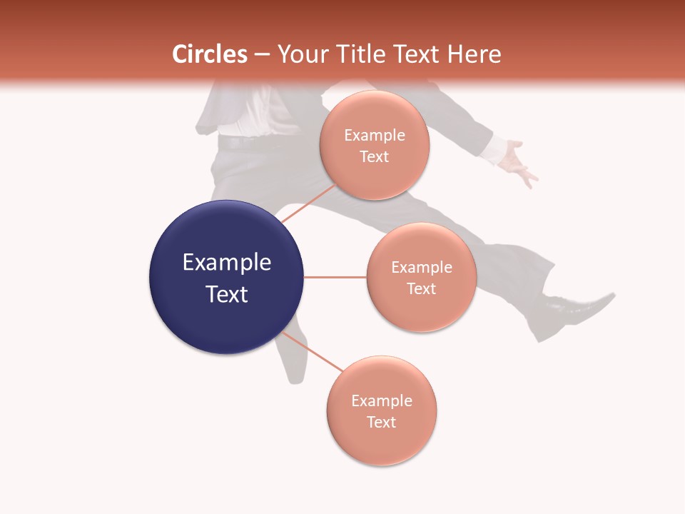 Standing Manager Black PowerPoint Template