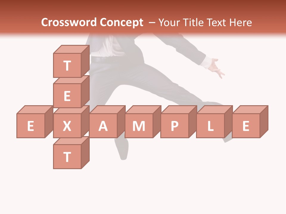 Standing Manager Black PowerPoint Template