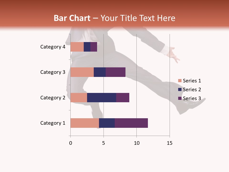 Standing Manager Black PowerPoint Template