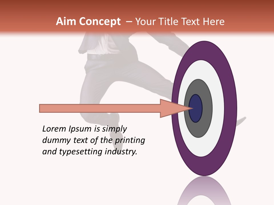 Standing Manager Black PowerPoint Template