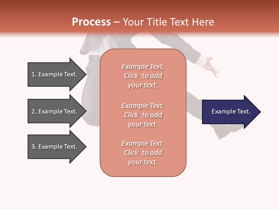 Standing Manager Black PowerPoint Template