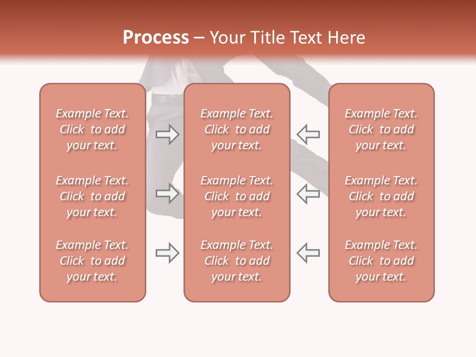 Standing Manager Black PowerPoint Template