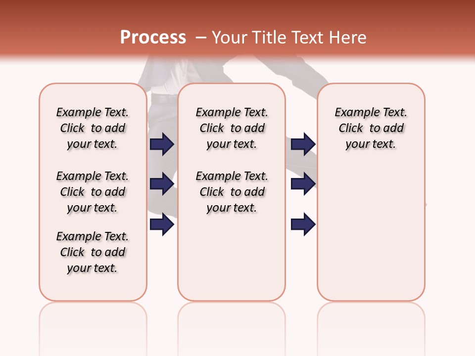 Standing Manager Black PowerPoint Template