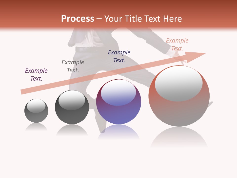 Standing Manager Black PowerPoint Template