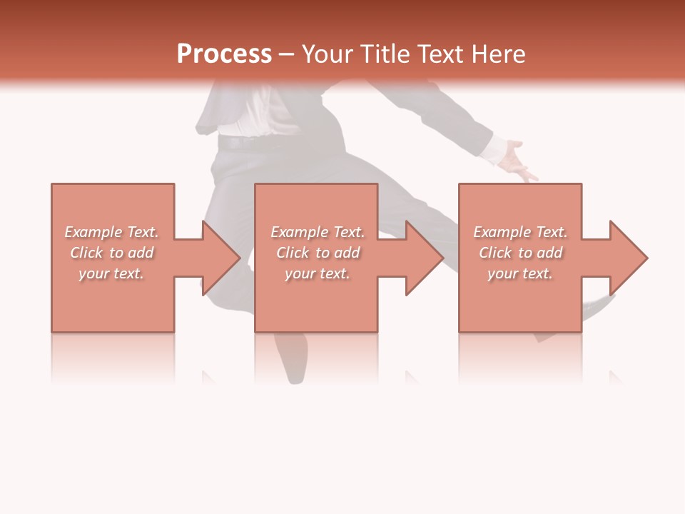Standing Manager Black PowerPoint Template