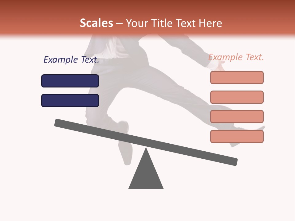 Standing Manager Black PowerPoint Template