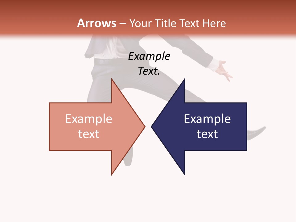 Standing Manager Black PowerPoint Template