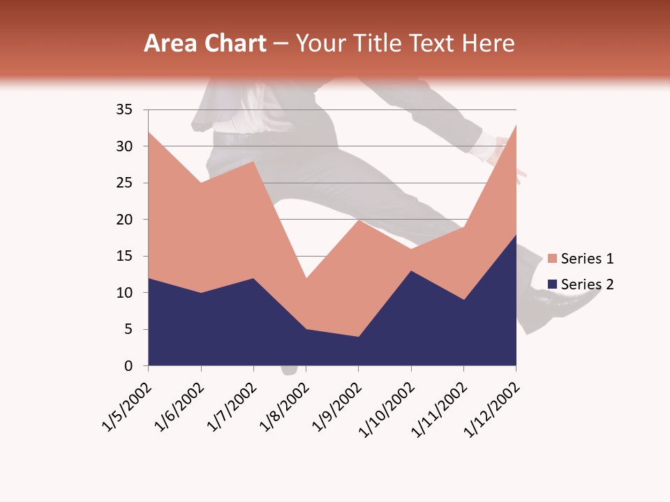 Standing Manager Black PowerPoint Template