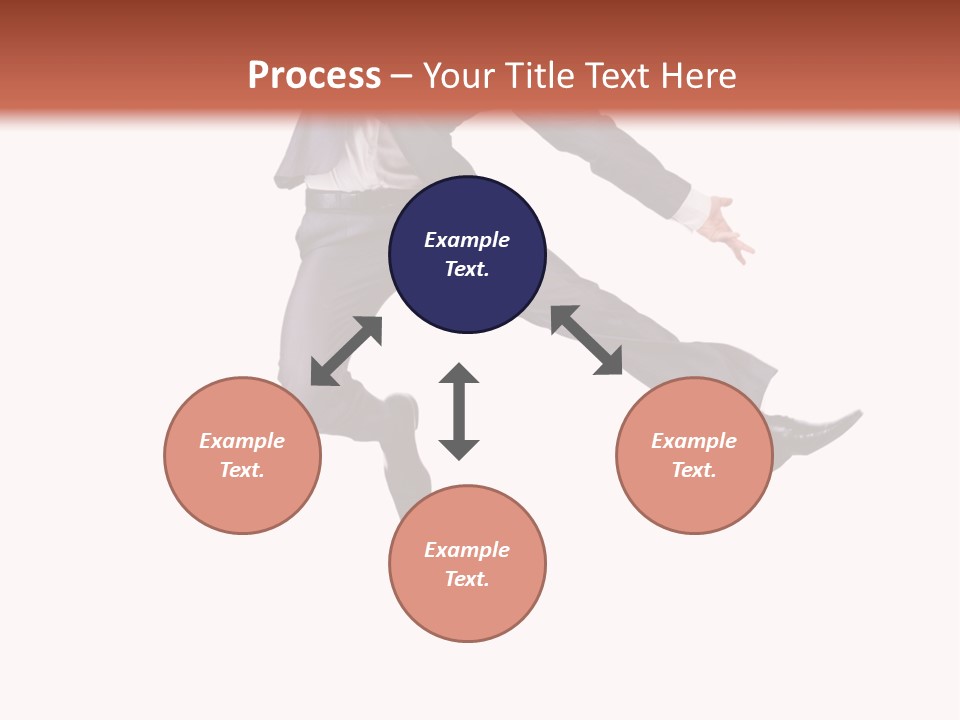 Standing Manager Black PowerPoint Template