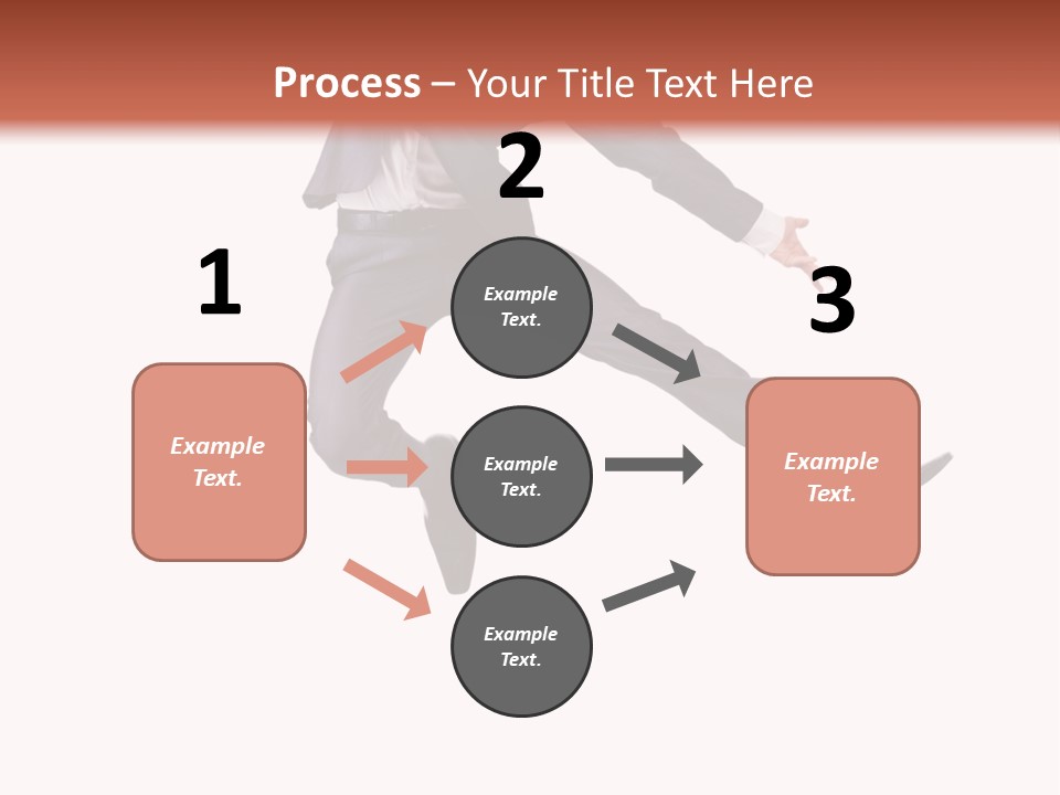 Standing Manager Black PowerPoint Template