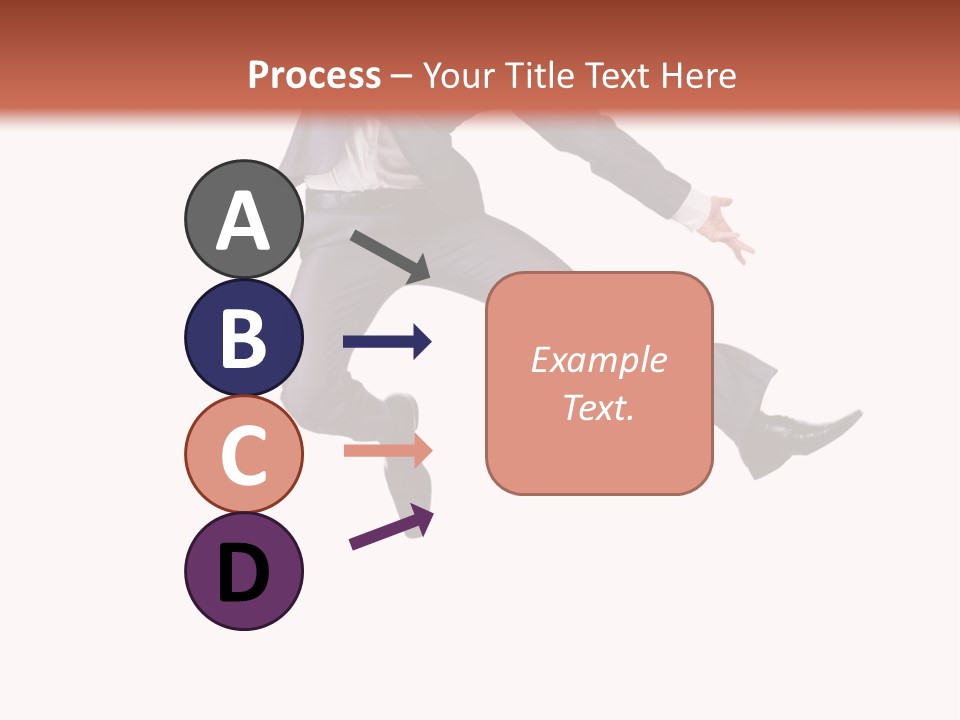 Standing Manager Black PowerPoint Template