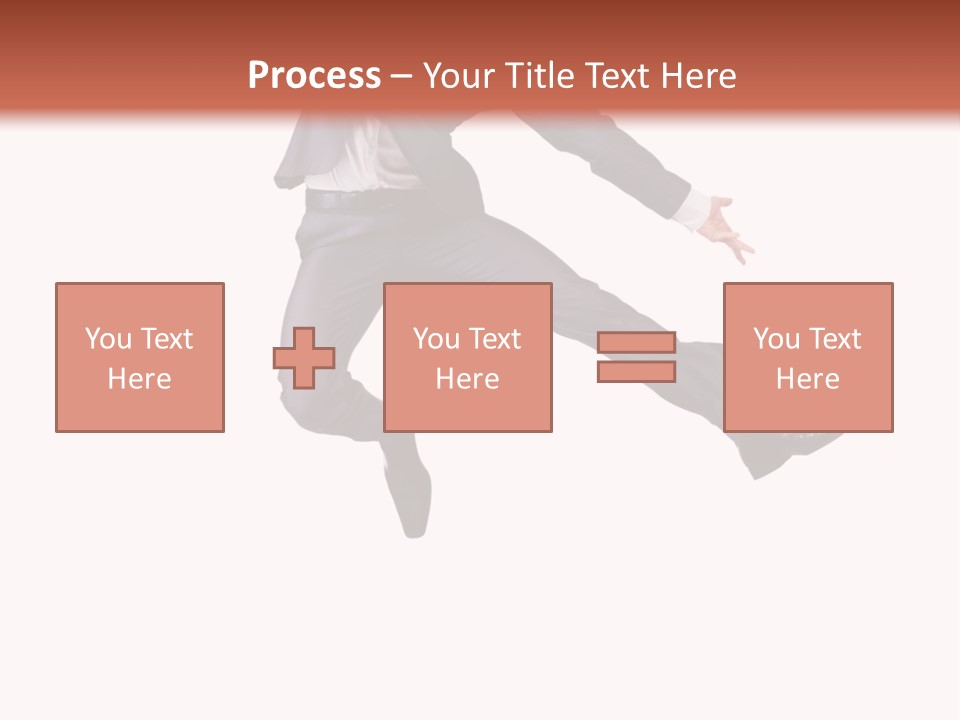 Standing Manager Black PowerPoint Template