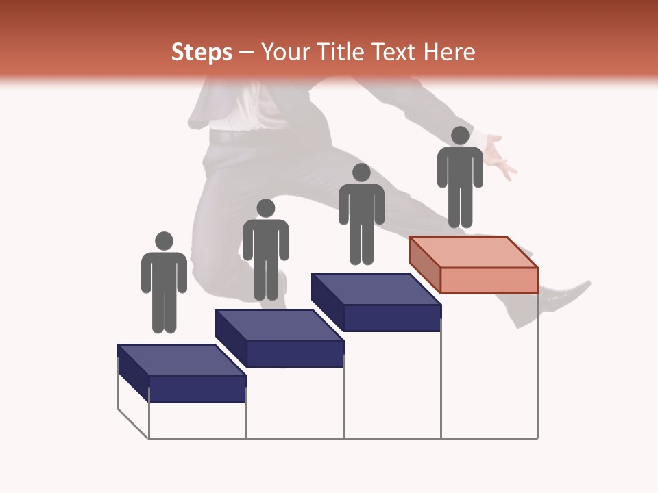 Standing Manager Black PowerPoint Template