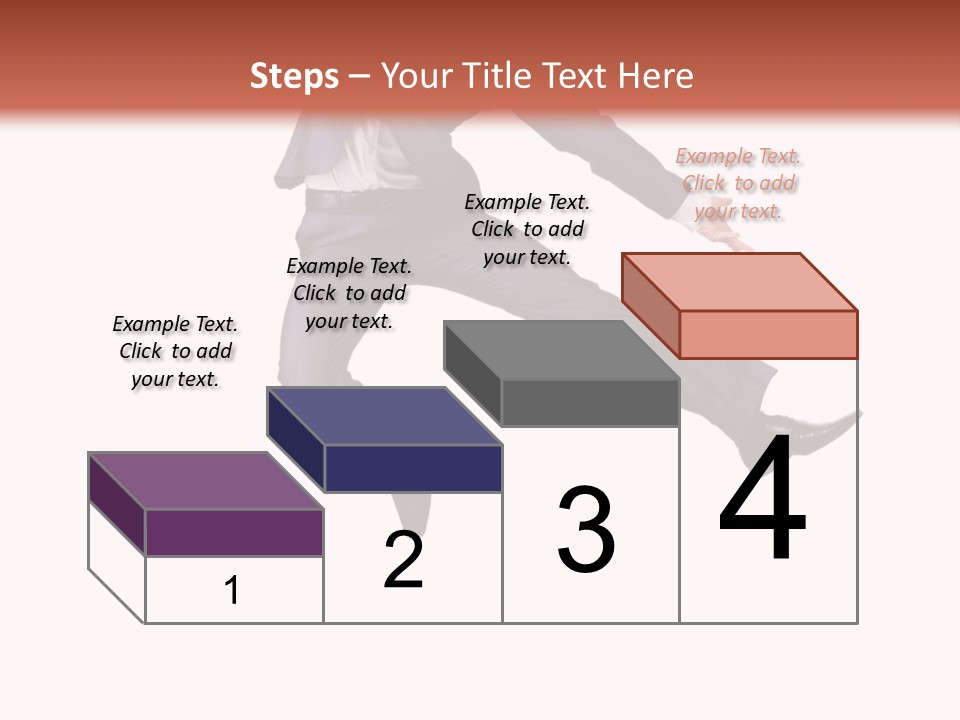 Standing Manager Black PowerPoint Template