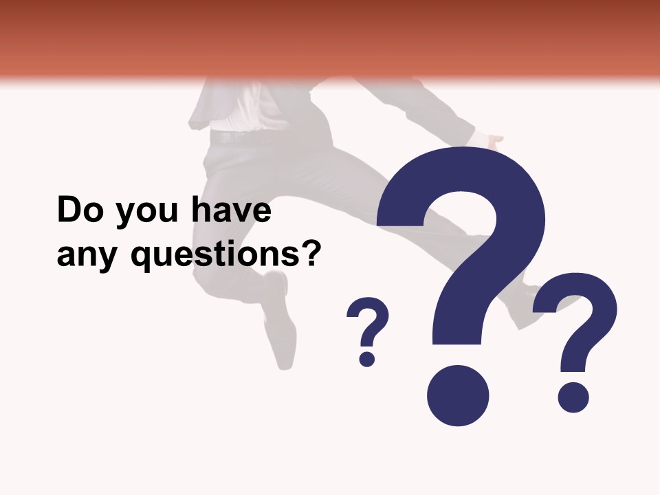 Standing Manager Black PowerPoint Template