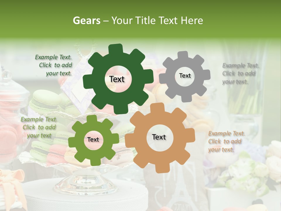 Image Cuisine Sweet Bar PowerPoint Template