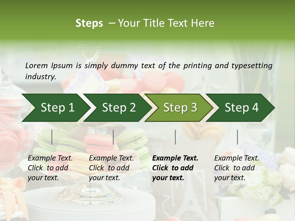 Image Cuisine Sweet Bar PowerPoint Template