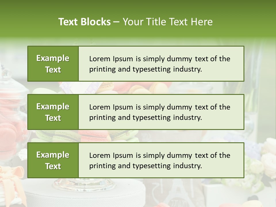 Image Cuisine Sweet Bar PowerPoint Template
