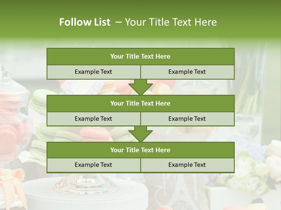 Image Cuisine Sweet Bar PowerPoint Template