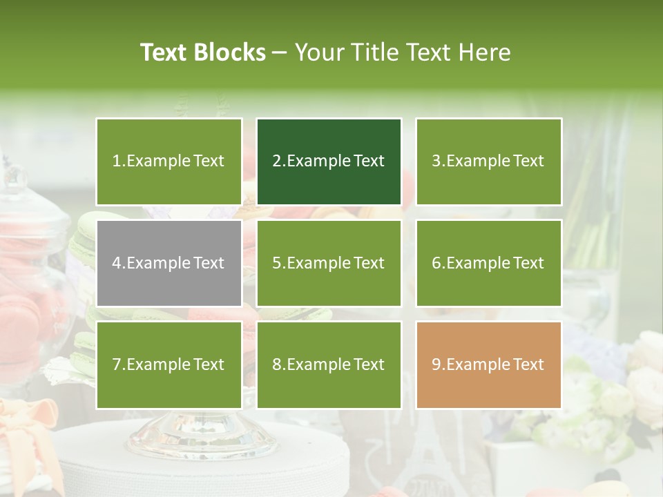 Image Cuisine Sweet Bar PowerPoint Template