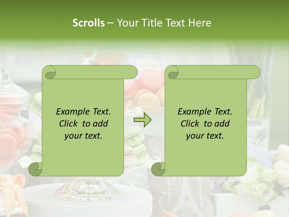 Image Cuisine Sweet Bar PowerPoint Template