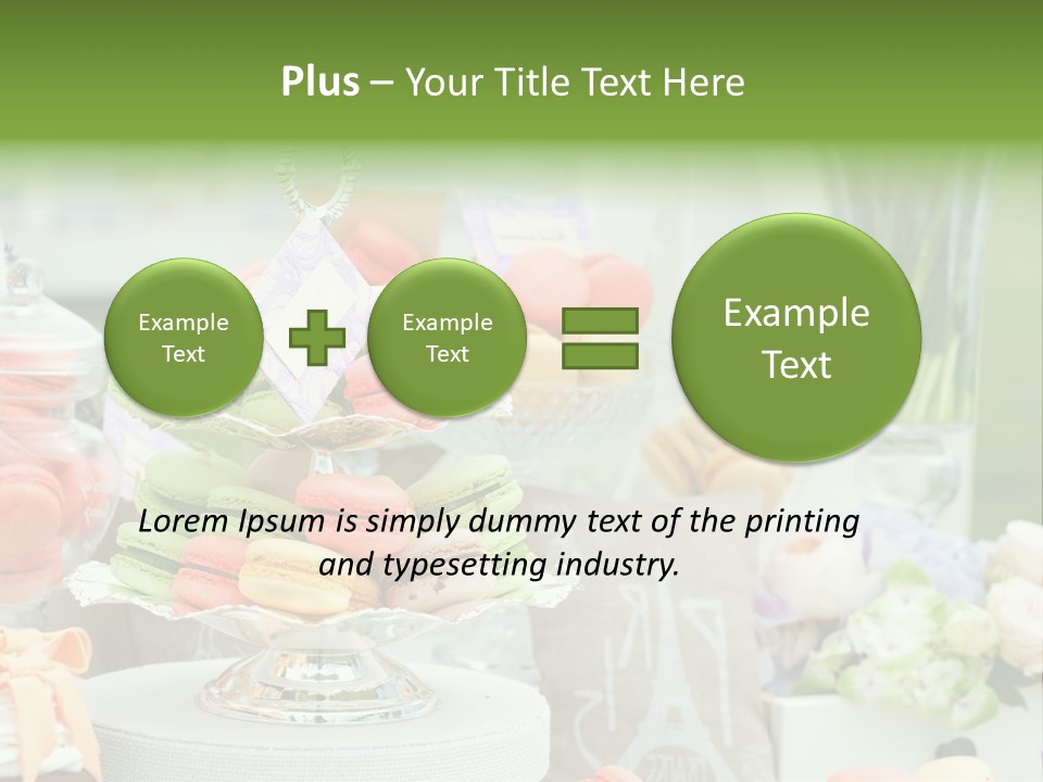 Image Cuisine Sweet Bar PowerPoint Template