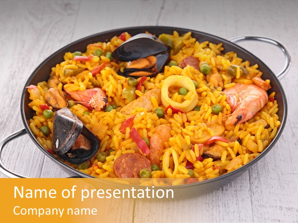 Pan Lunch Culinary PowerPoint Template
