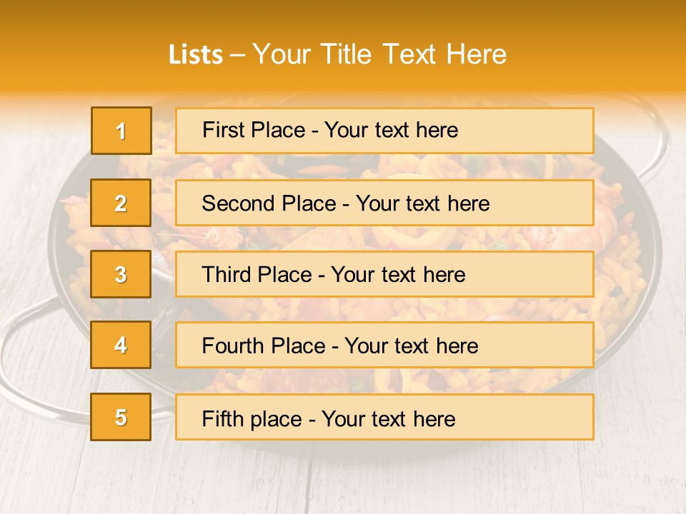Pan Lunch Culinary PowerPoint Template