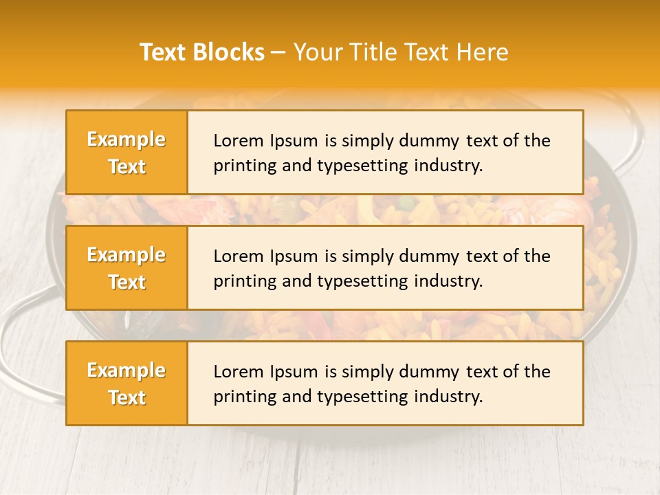 Pan Lunch Culinary PowerPoint Template