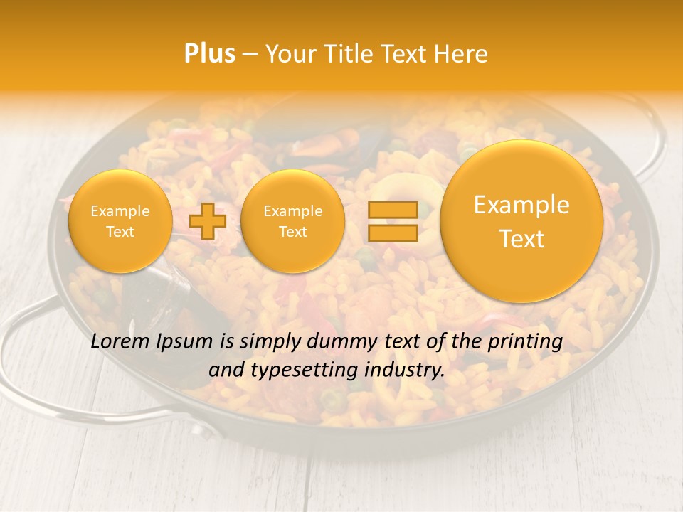 Pan Lunch Culinary PowerPoint Template