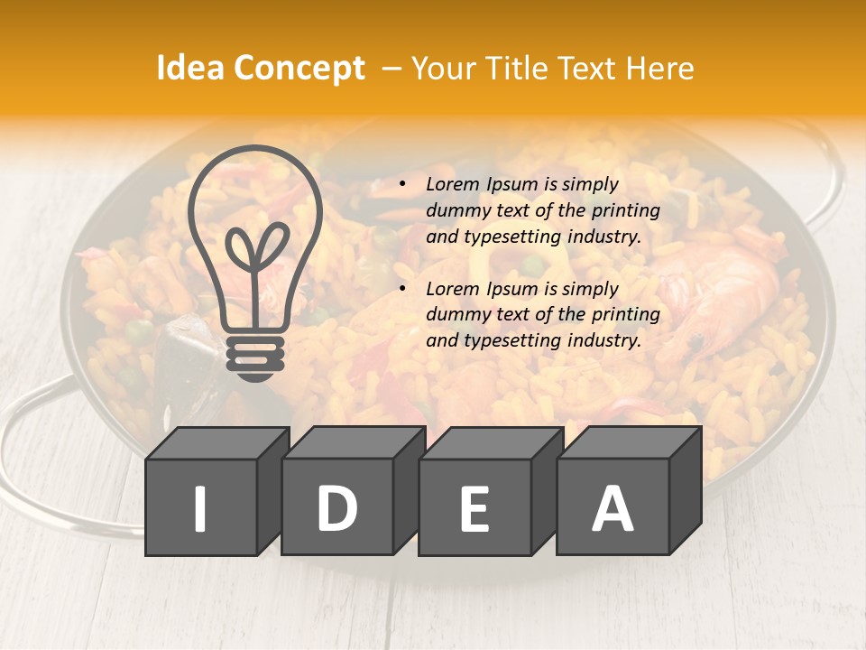 Pan Lunch Culinary PowerPoint Template