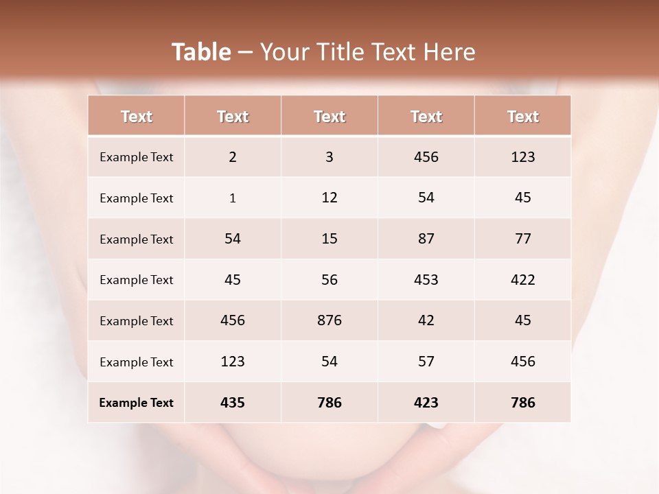 Column Memorial Day Usa PowerPoint Template