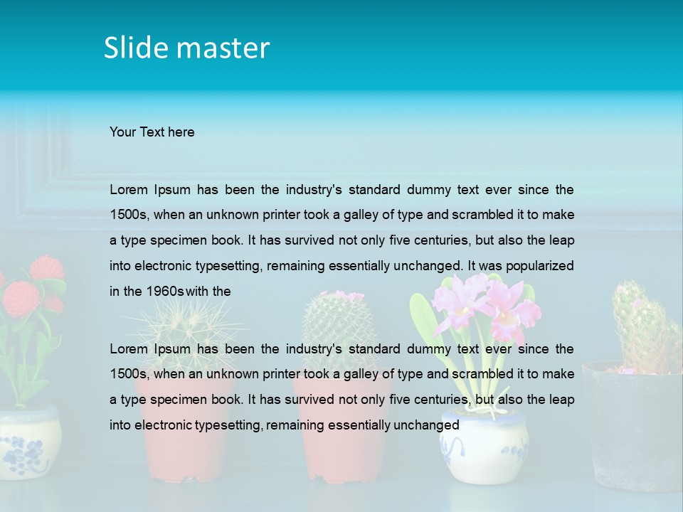 Background Fresh Leaf PowerPoint Template