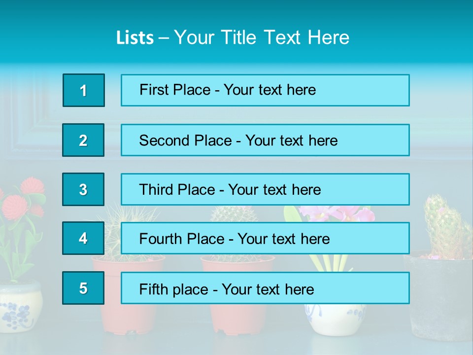 Background Fresh Leaf PowerPoint Template