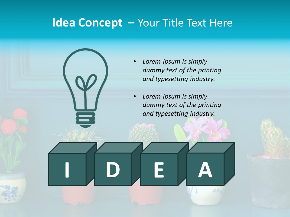 Background Fresh Leaf PowerPoint Template