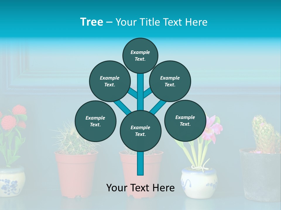 Background Fresh Leaf PowerPoint Template