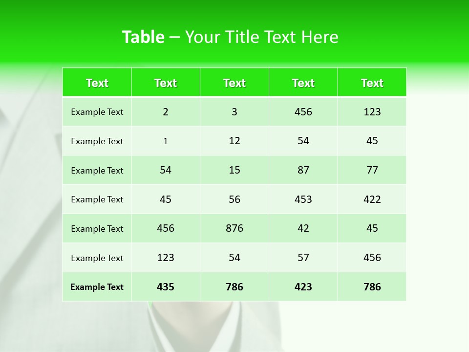 A Man In A Suit Writing On A Screen PowerPoint Template