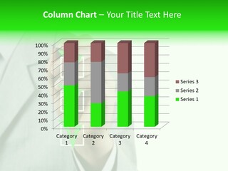 A Man In A Suit Writing On A Screen PowerPoint Template