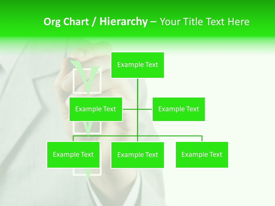 A Man In A Suit Writing On A Screen PowerPoint Template