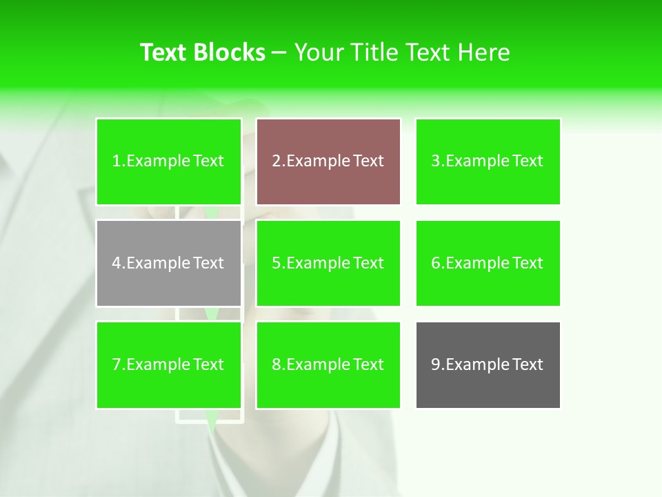 A Man In A Suit Writing On A Screen PowerPoint Template