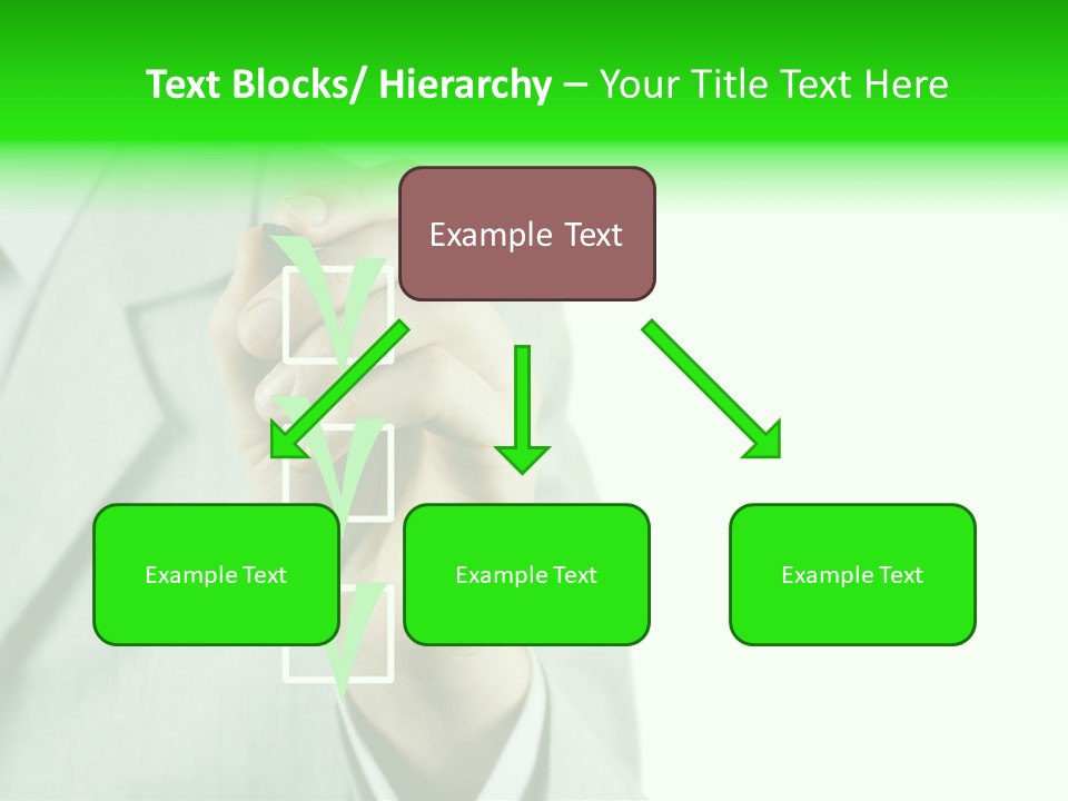 A Man In A Suit Writing On A Screen PowerPoint Template