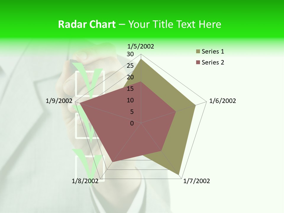 A Man In A Suit Writing On A Screen PowerPoint Template