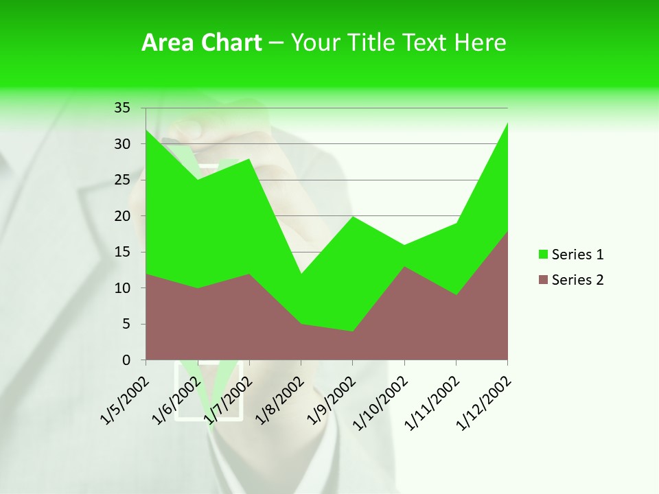 A Man In A Suit Writing On A Screen PowerPoint Template