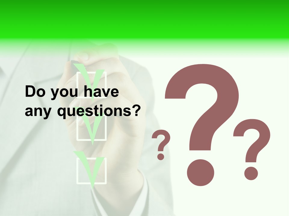 A Man In A Suit Writing On A Screen PowerPoint Template