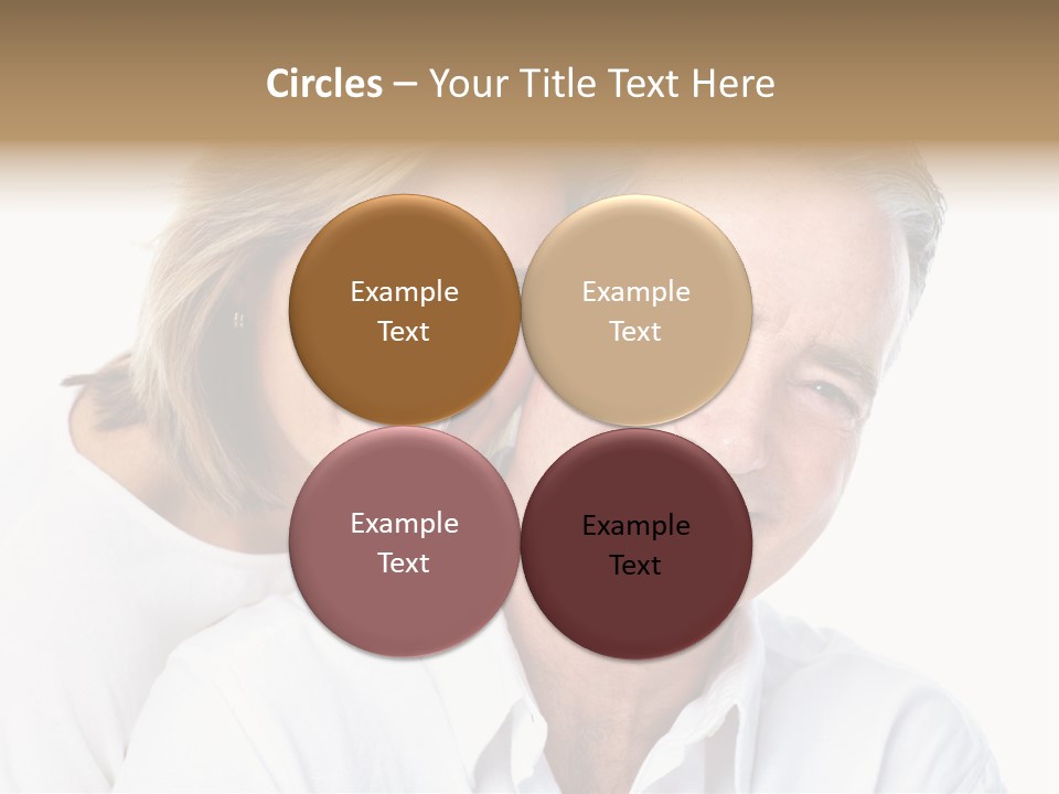 Female Lips Massaging PowerPoint Template