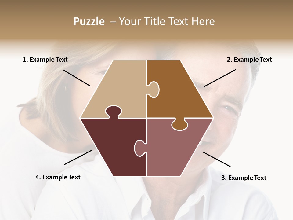 Female Lips Massaging PowerPoint Template