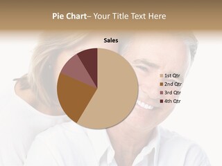 Female Lips Massaging PowerPoint Template