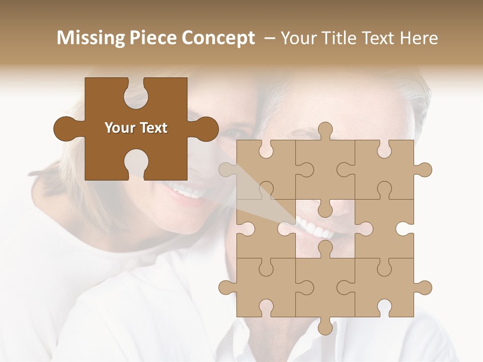 Female Lips Massaging PowerPoint Template